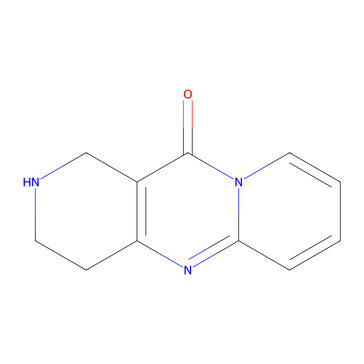 1,2,3,4-tetrahydro-11H-dipyrido[1,2-a:4',3'-d]pyrimidin-11-one molecular structure, CAS 111303-44-7