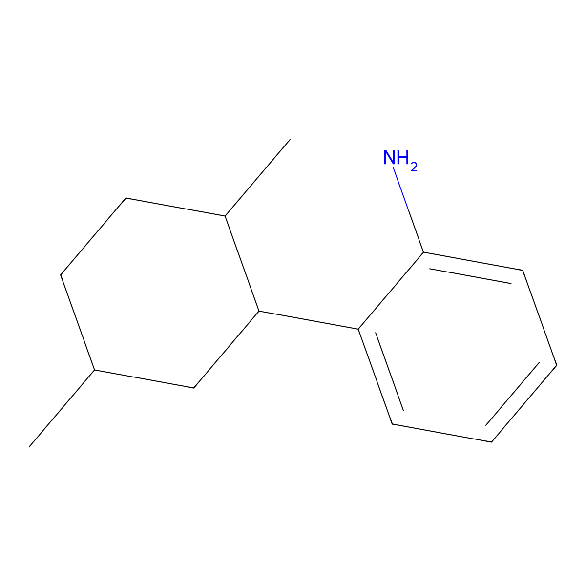 2-(2,5-Dimethylcyclohexyl)aniline molecular structure, CAS 1113064-00-8