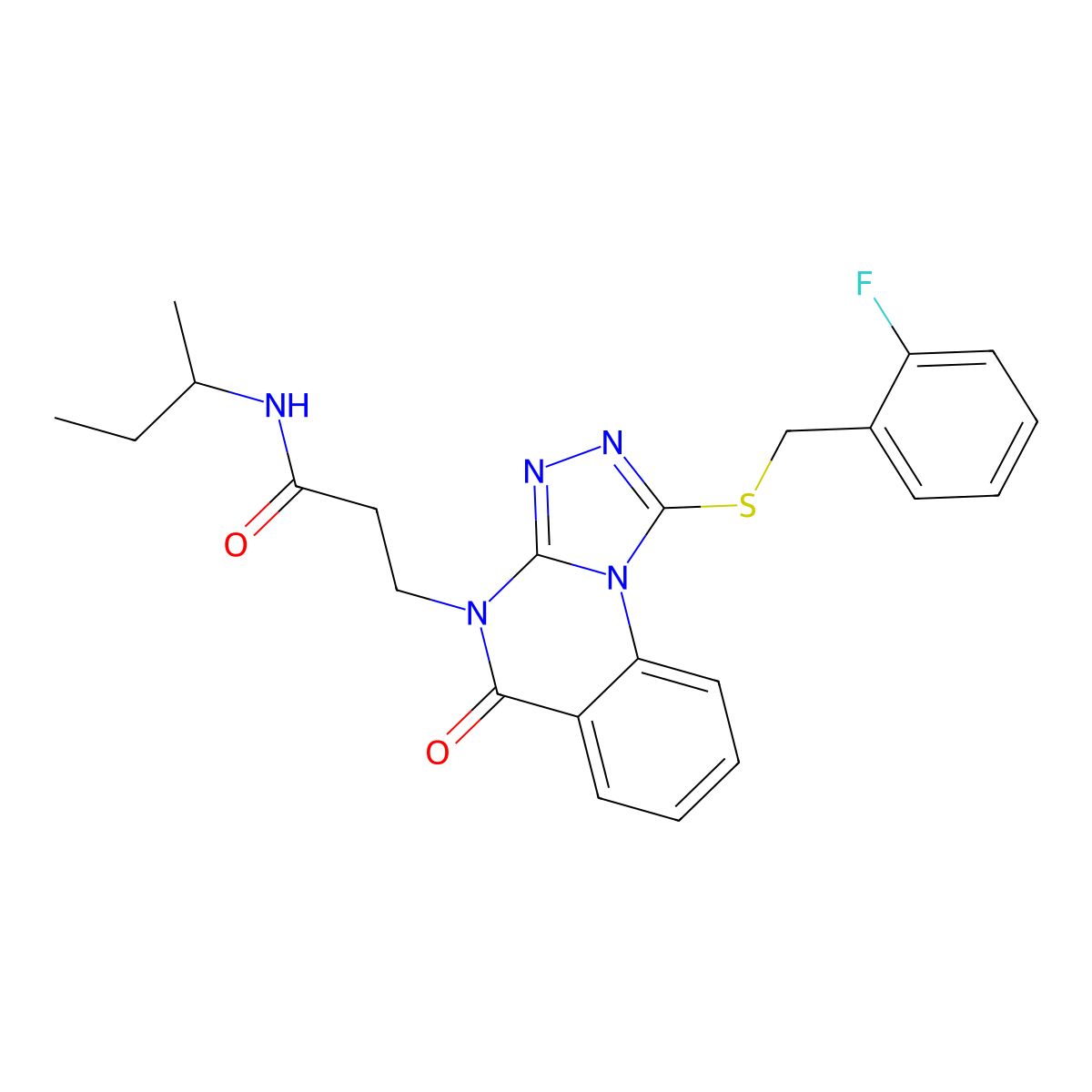 1-benzyl-5-{[4-(2-fluorophenyl)piperazin-1-yl]carbonyl}-1H-1,2,3-benzotriazole molecular structure, CAS 1113107-40-6