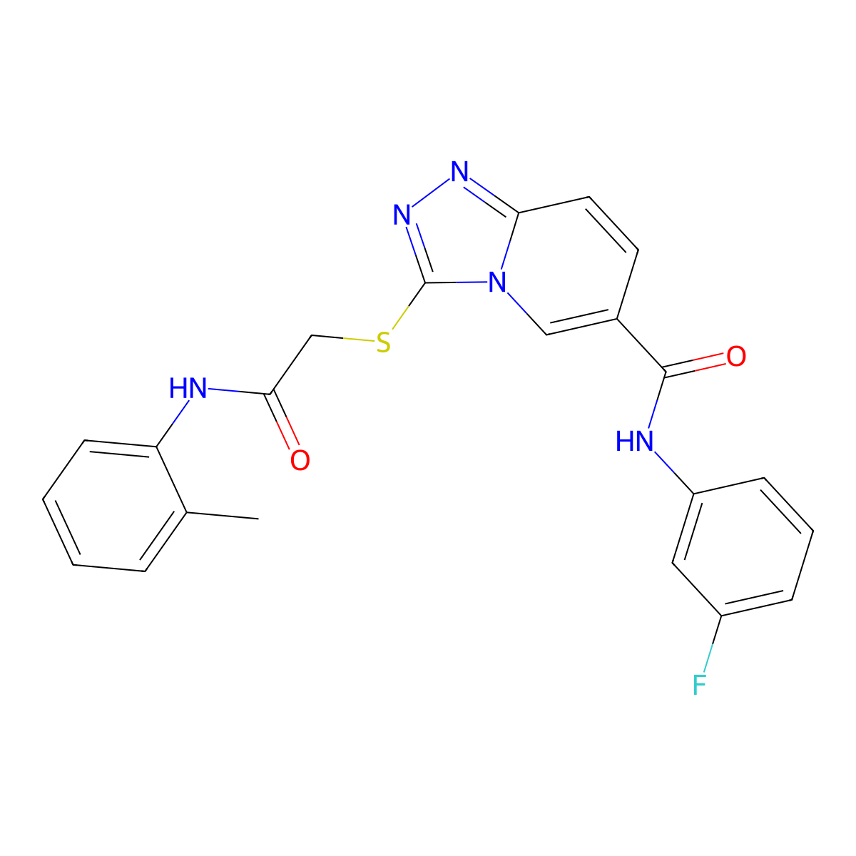 N-[3-(methylthio)phenyl]-2-({6-methyl-2-[4-(trifluoromethyl)phenyl]pyrimidin-4-yl}oxy)acetamide molecular structure, CAS 1113121-10-0