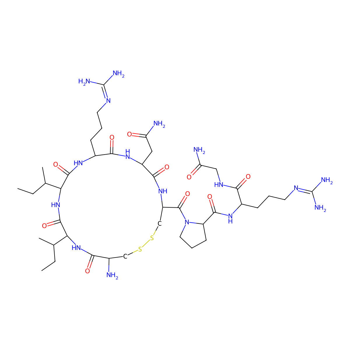 Conopressin S molecular structure, CAS 111317-90-9