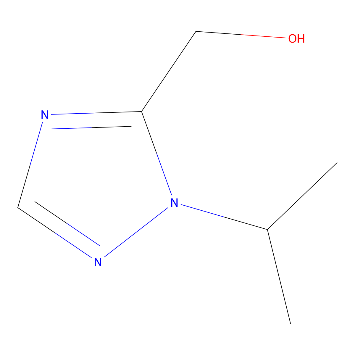 1-(1-Methylethyl)-1H-1,2,4-triazole-5-methanol molecular structure, CAS 111340-39-7