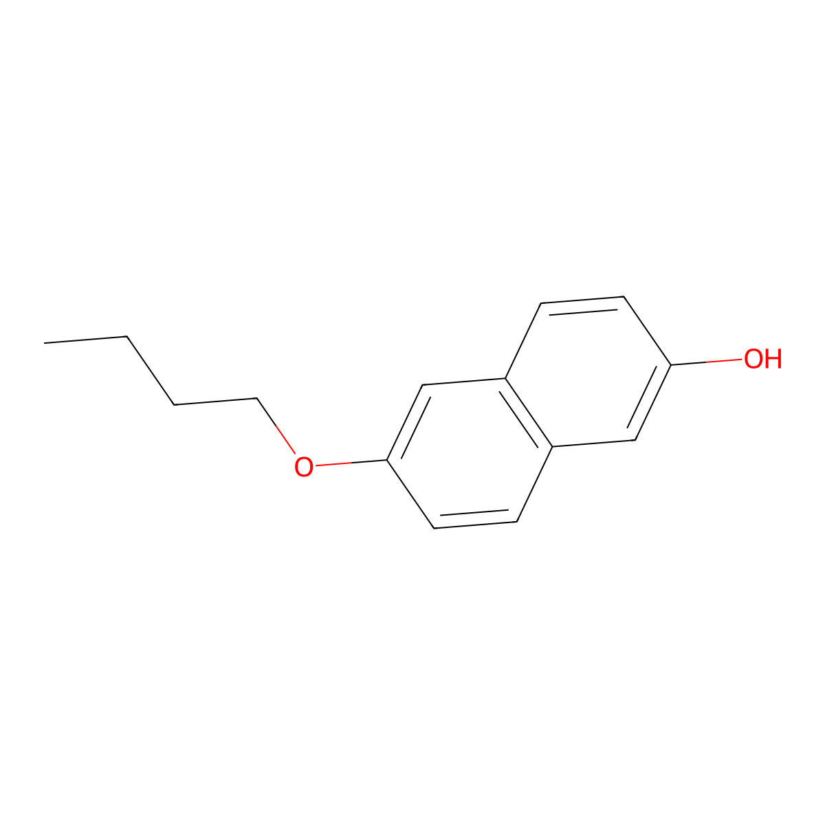 6-Butoxynaphthalen-2-OL molecular structure, CAS 111359-61-6