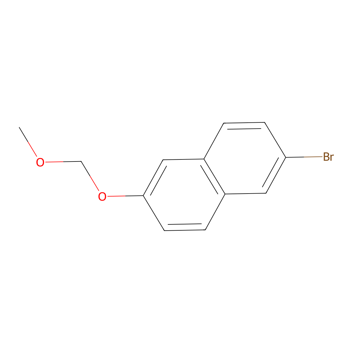 2-Bromo-6-(methoxymethoxy)naphthalene molecular structure, CAS 111359-62-7