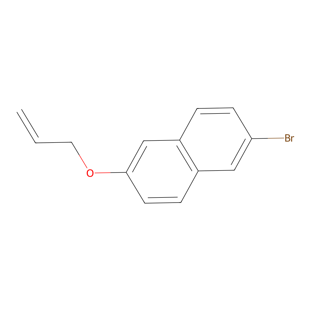 2-(Allyloxy)-6-bromonaphthalene molecular structure, CAS 111359-65-0
