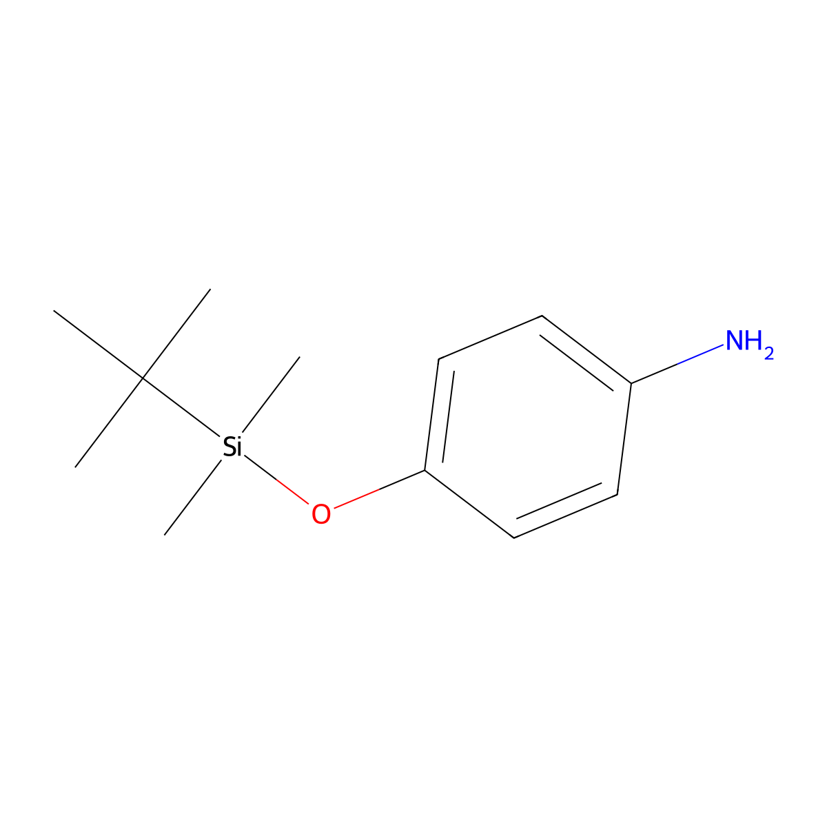 4-((Tert-butyldimethylsilyl)oxy)aniline molecular structure, CAS 111359-74-1