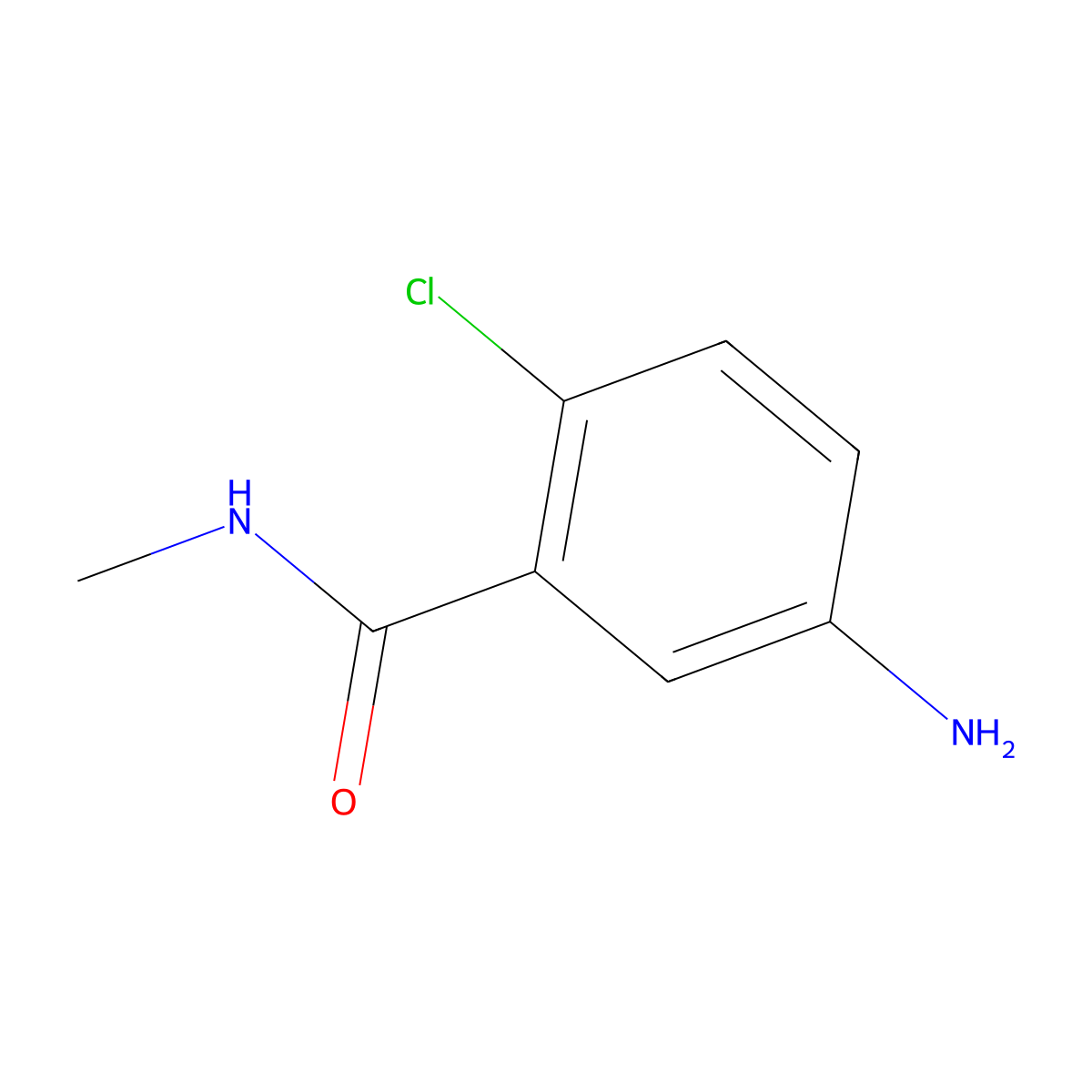5-Amino-2-chloro-N-methylbenzamide molecular structure, CAS 111362-49-3