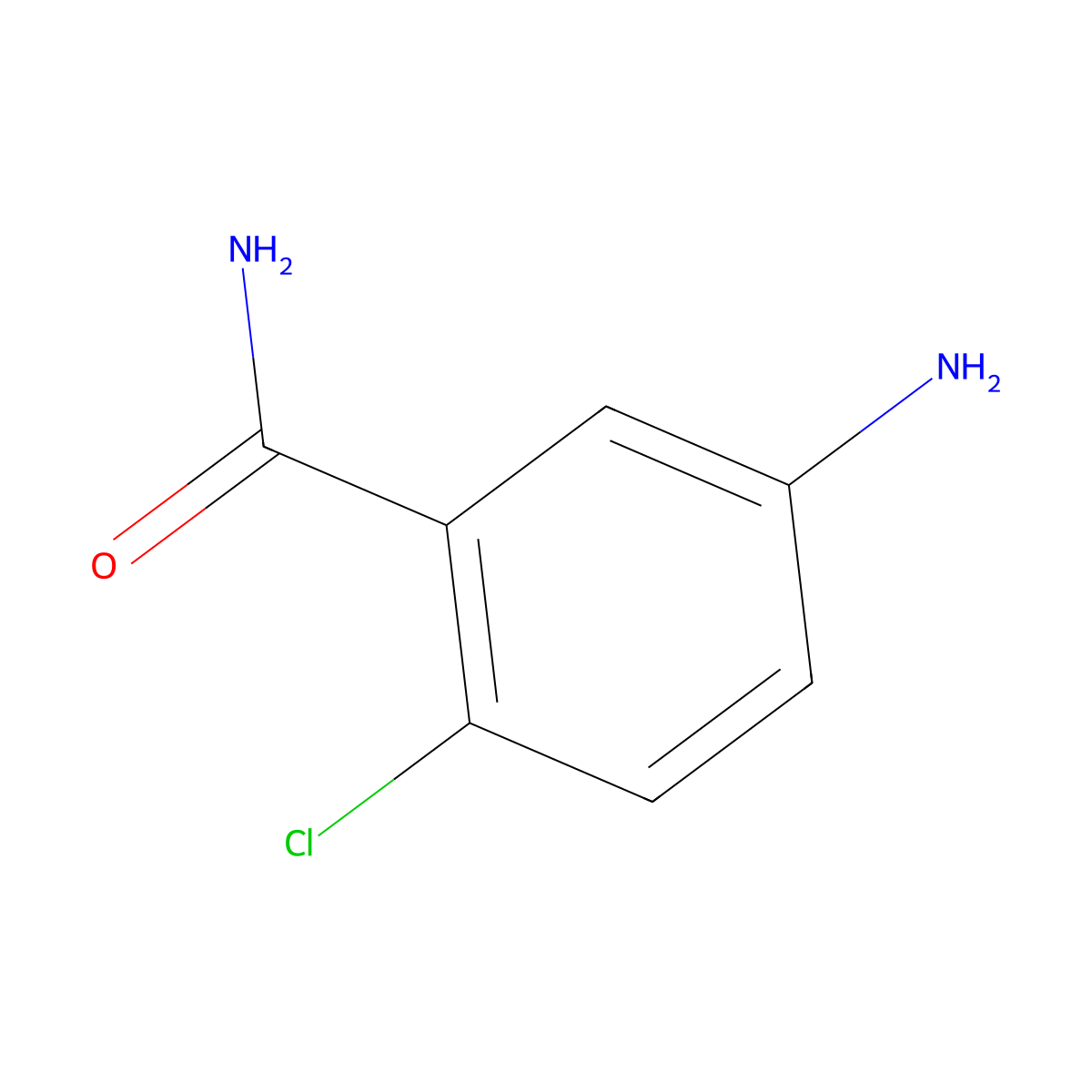5-Amino-2-chlorobenzamide molecular structure, CAS 111362-50-6
