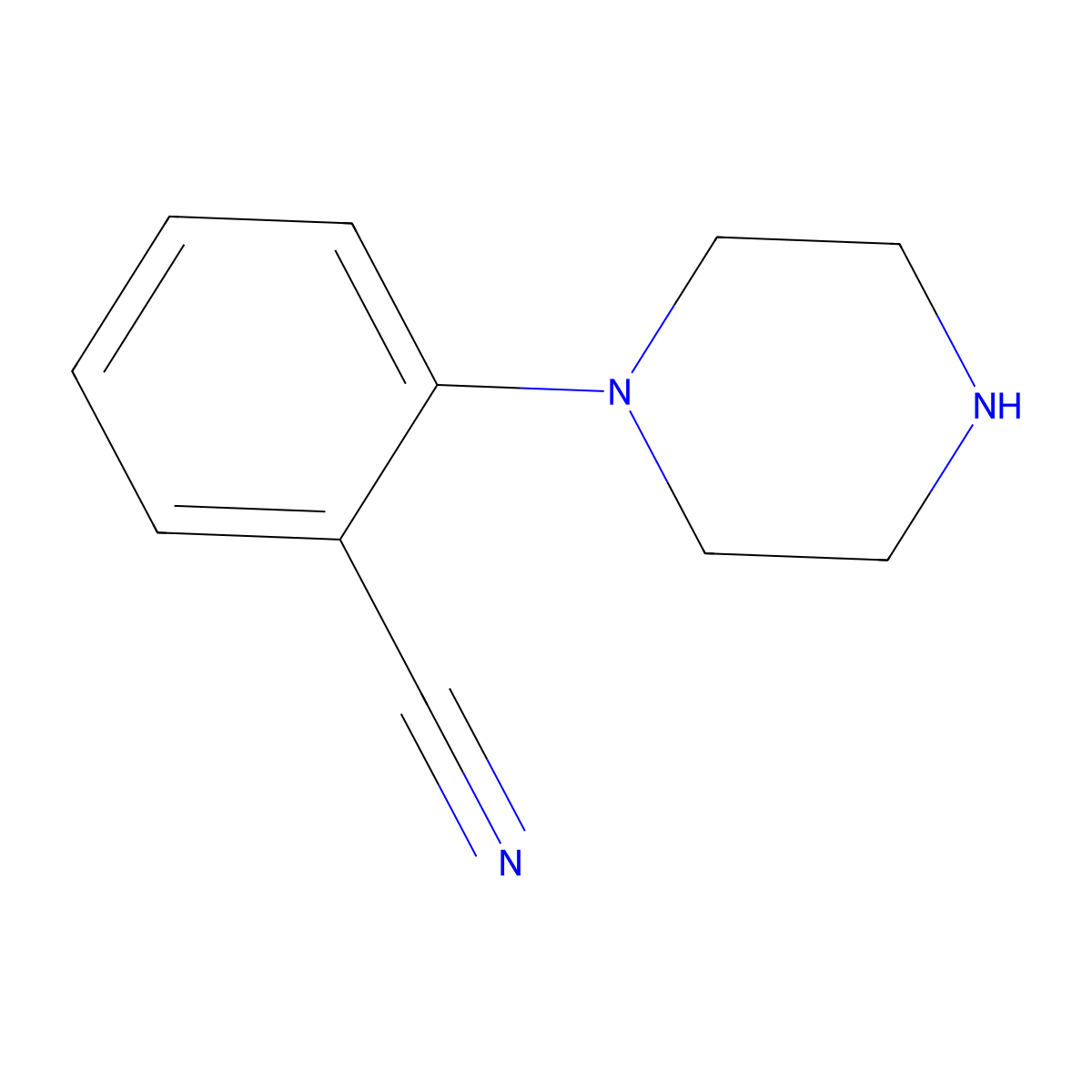 N-(2-Cyanophenyl)piperazine molecular structure, CAS 111373-03-6