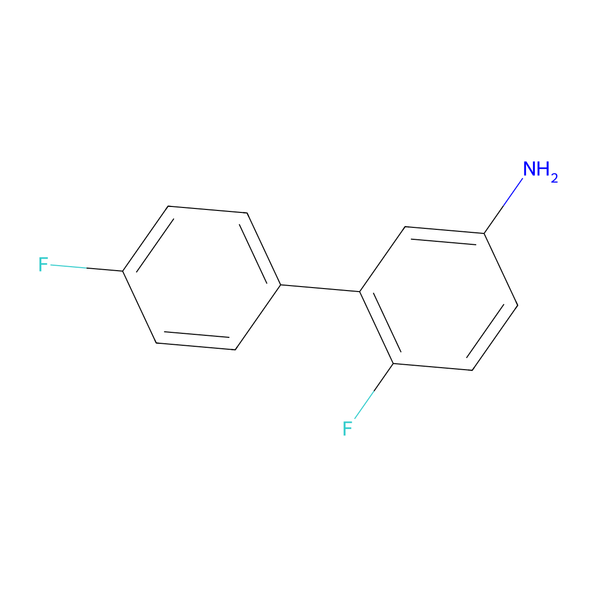 4',2-Difluorobiphenyl-5-amine molecular structure, CAS 1114064-82-2