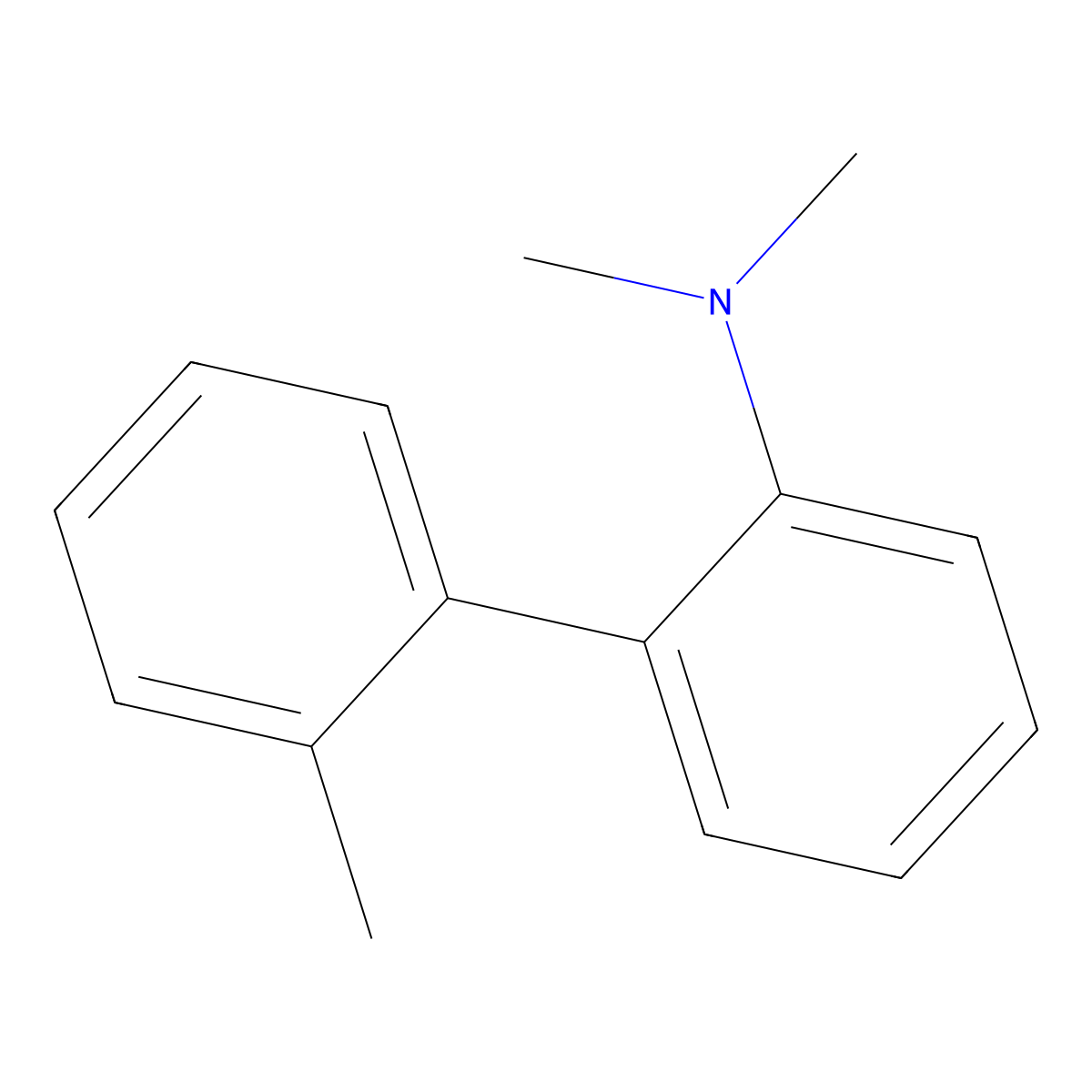 N,N,2'-Trimethyl-[1,1'-biphenyl]-2-amine molecular structure, CAS 111444-81-6