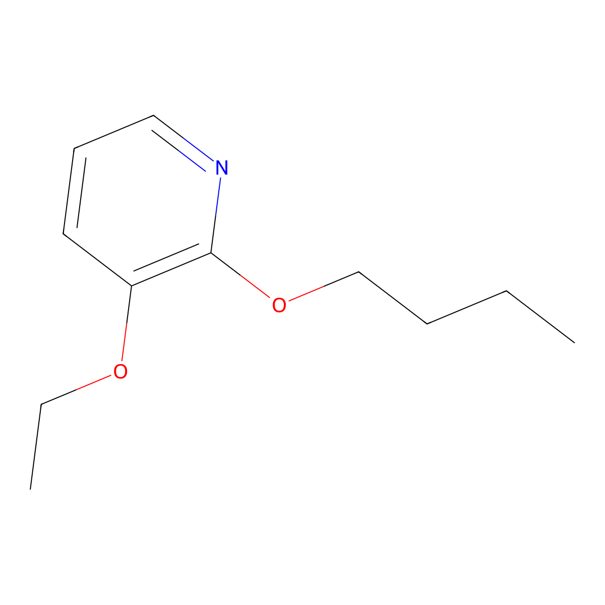2-Butoxy-3-ethoxypyridine molecular structure, CAS 111454-85-4