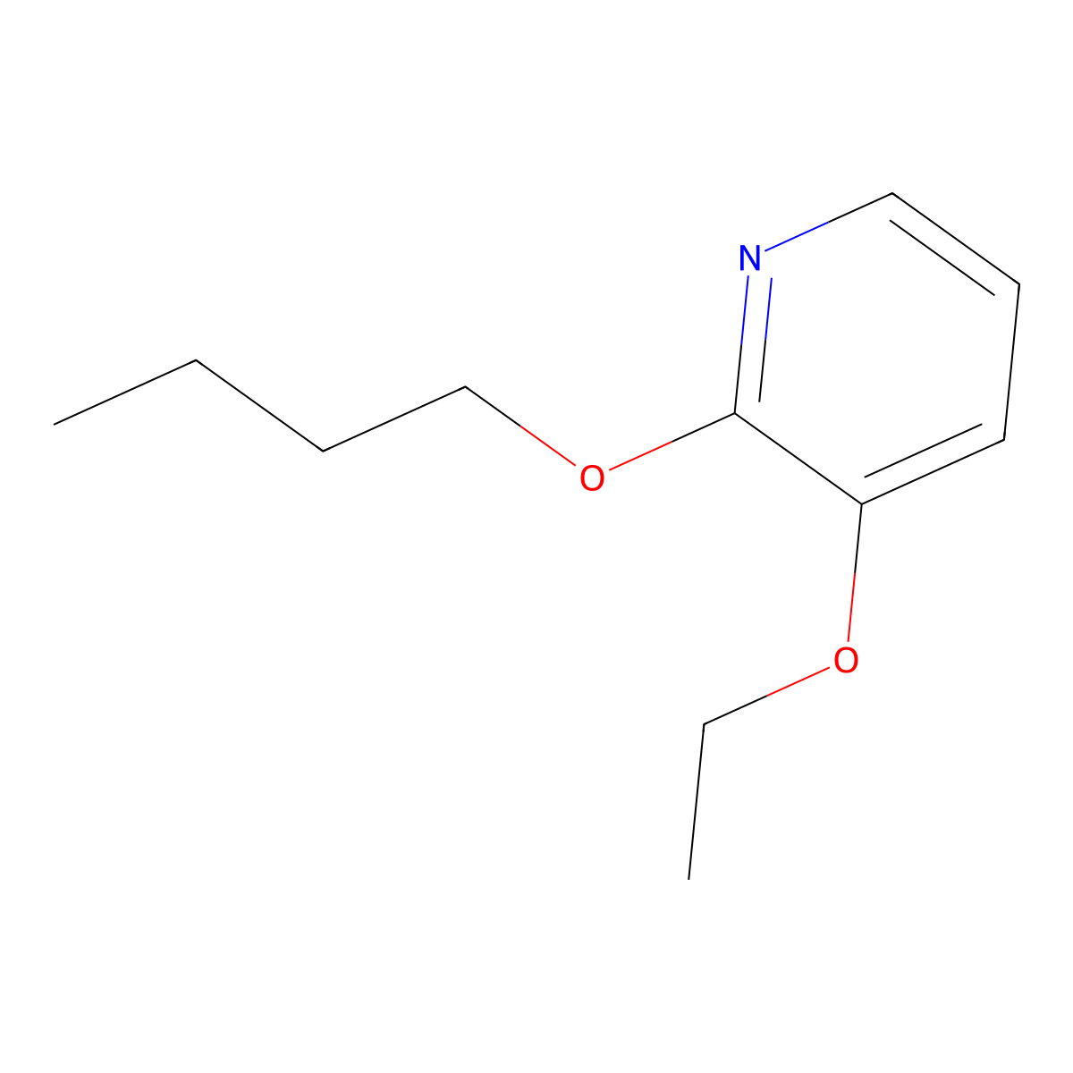2-Butoxy-3-ethoxypyridine molecular structure, CAS 111454-85-4