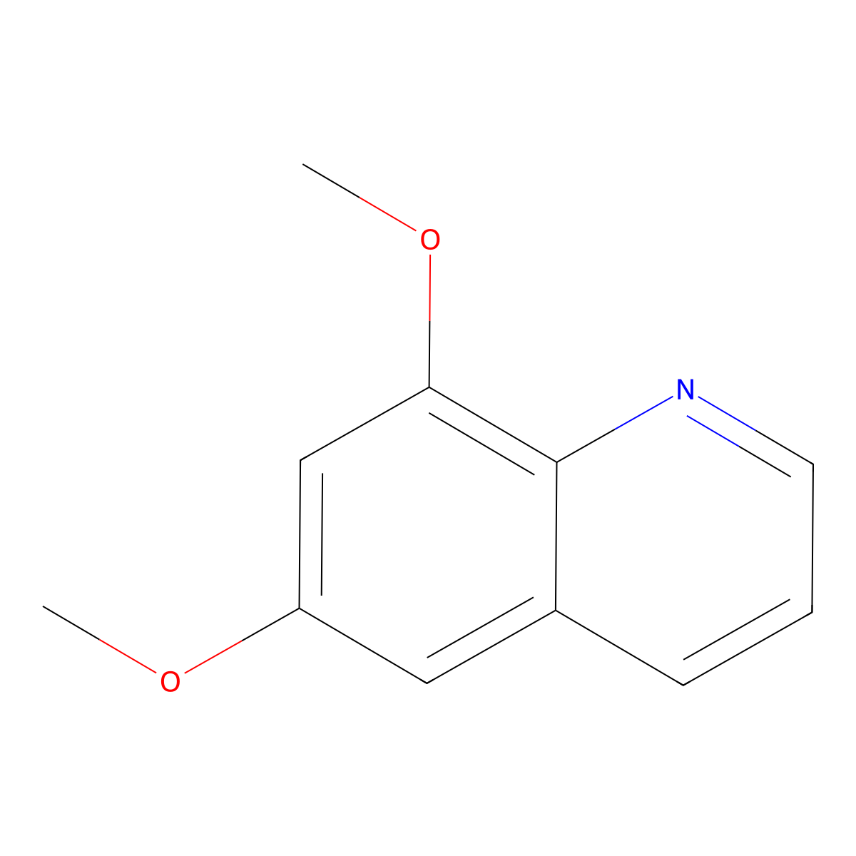 6,8-Dimethoxyquinoline molecular structure, CAS 111454-91-2