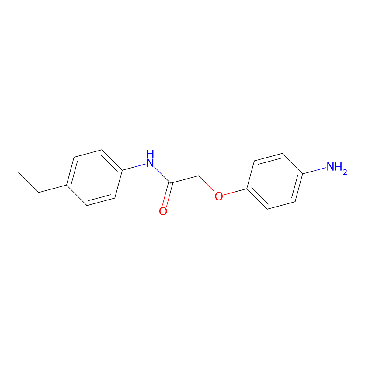 2-(4-aminophenoxy)-N-(4-ethylphenyl)acetamide molecular structure, CAS 1114594-97-6
