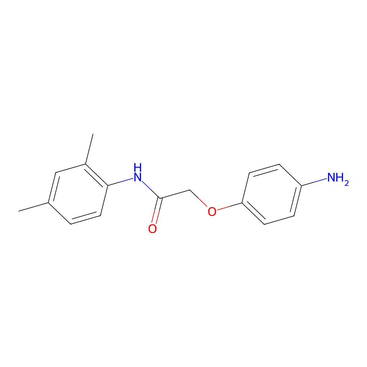2-(4-aminophenoxy)-N-(2,4-dimethylphenyl)acetamide molecular structure, CAS 1114596-48-3