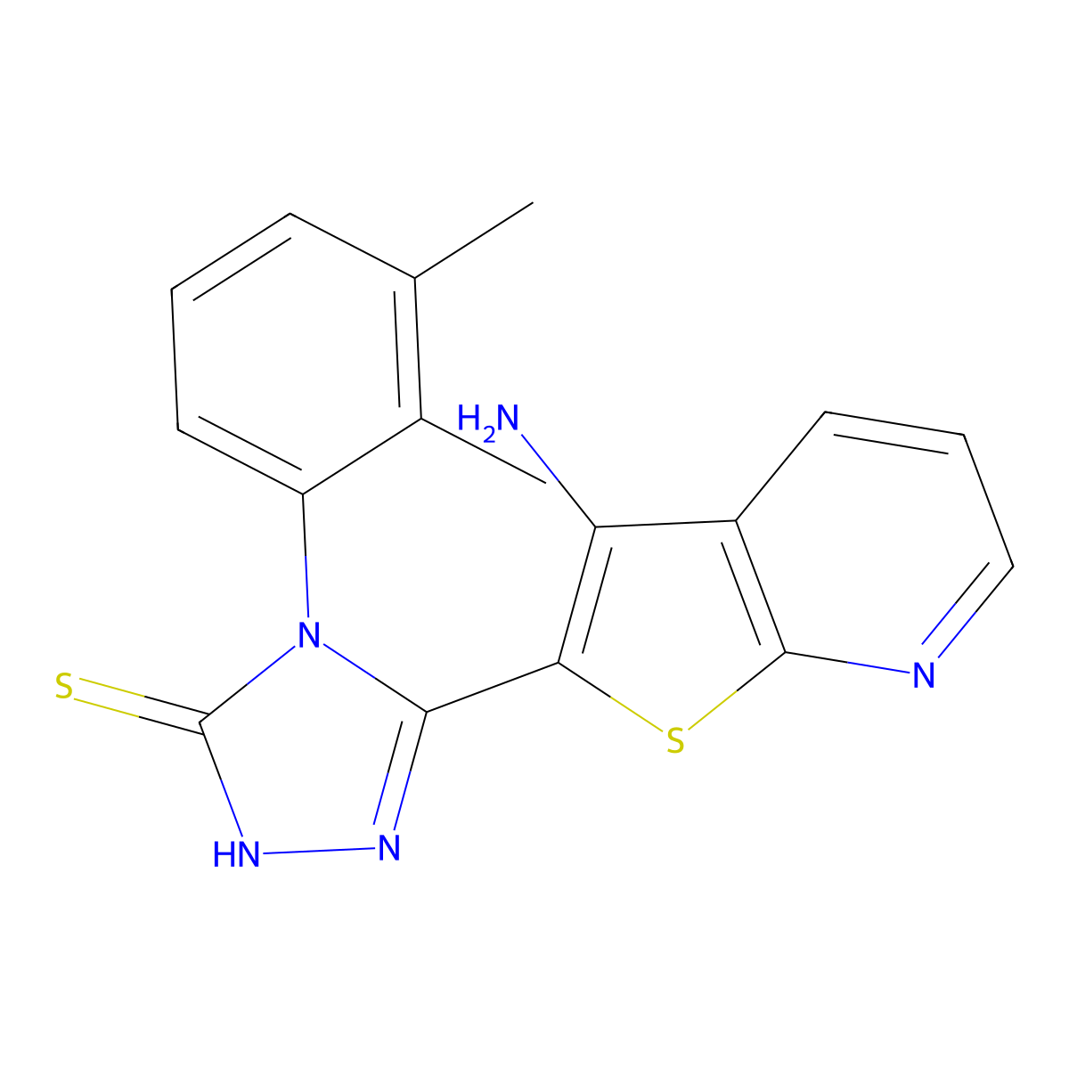 5-(3-aminothieno[2,3-b]pyridin-2-yl)-4-(2,3-dimethylphenyl)-4H-1,2,4-triazole-3-thiol molecular structure, CAS 1114597-36-2