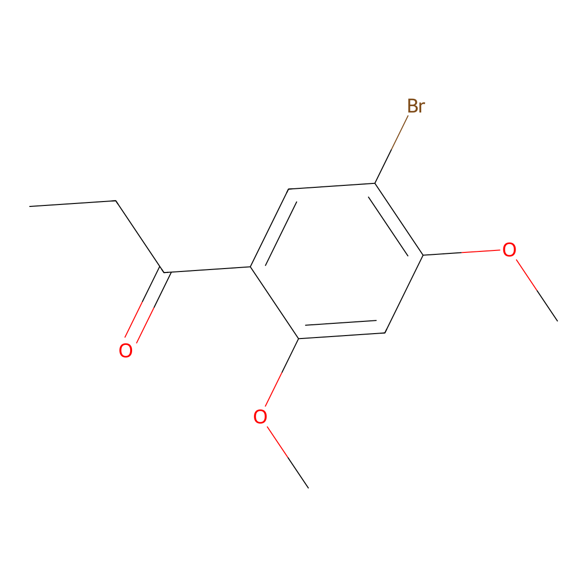 1-(5-Bromo-2,4-dimethoxyphenyl)propan-1-one molecular structure, CAS 1114598-30-9