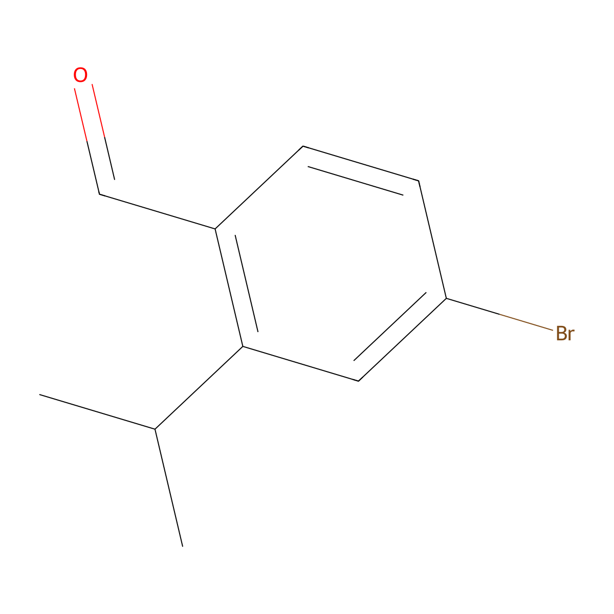 4-Bromo-2-isopropylbenzaldehyde molecular structure, CAS 1114808-82-0
