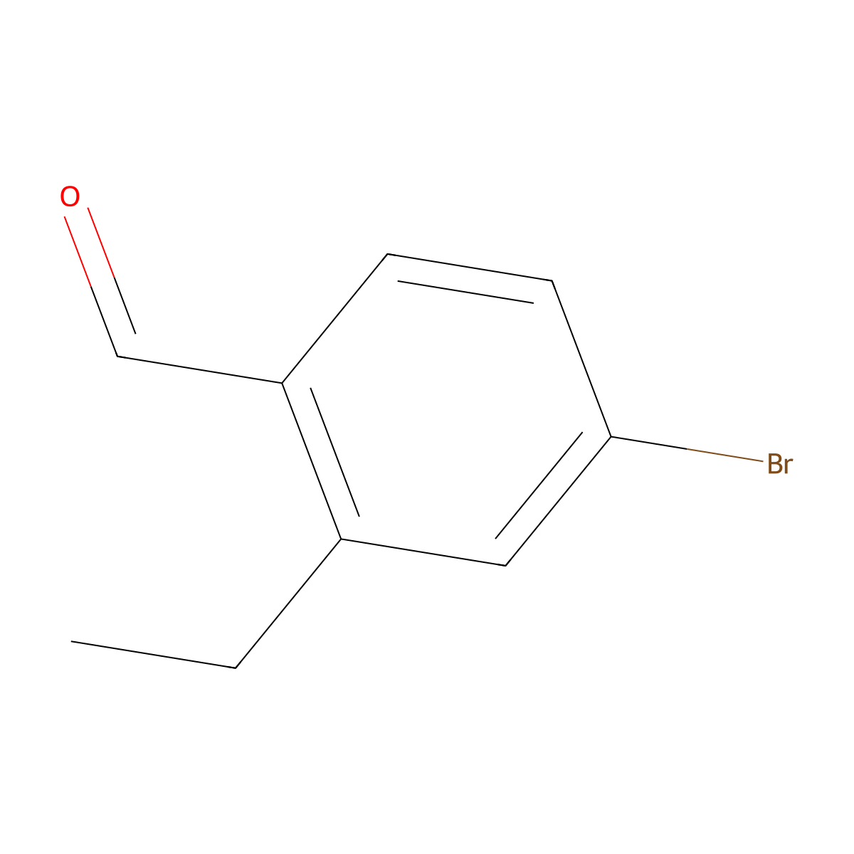 4-Bromo-2-ethylbenzaldehyde molecular structure, CAS 1114808-89-7