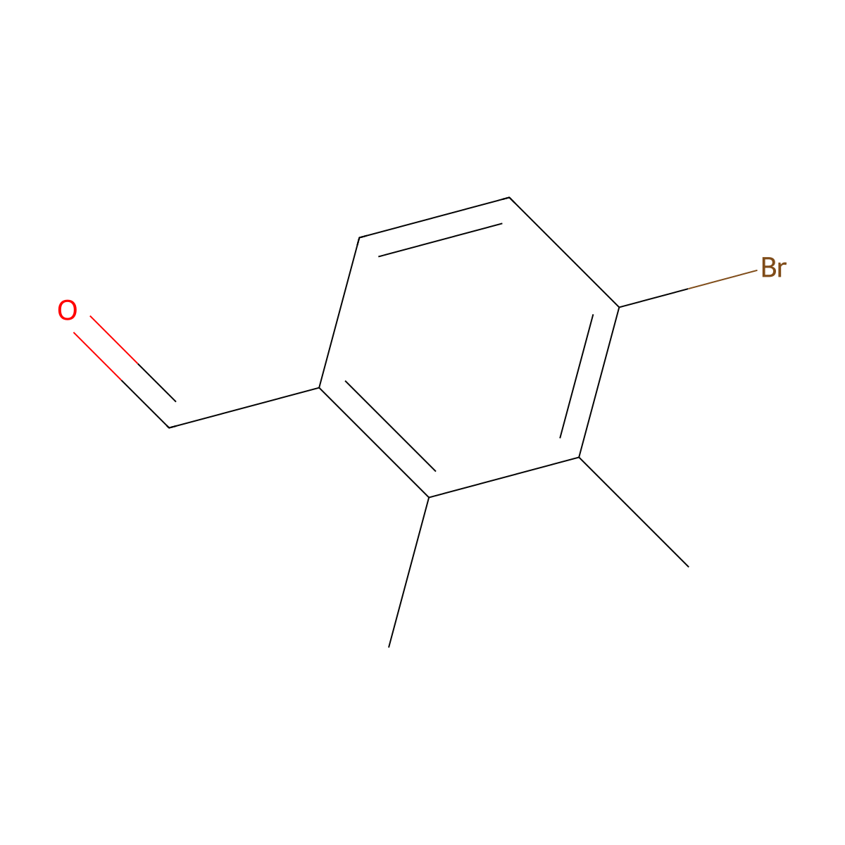 4-Bromo-2,3-dimethylbenzaldehyde molecular structure, CAS 1114808-91-1