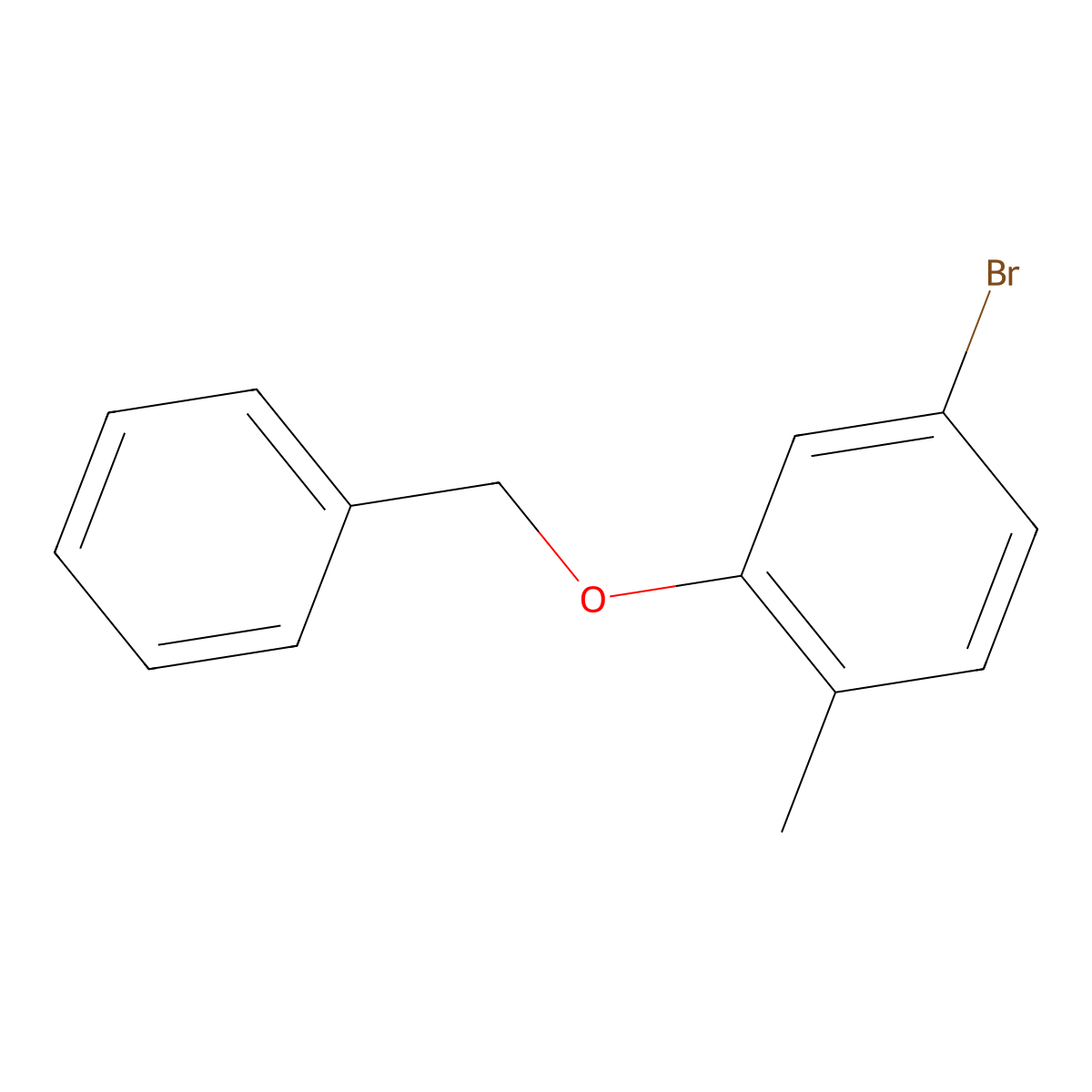 2-(Benzyloxy)-4-bromo-1-methylbenzene molecular structure, CAS 1114808-93-3