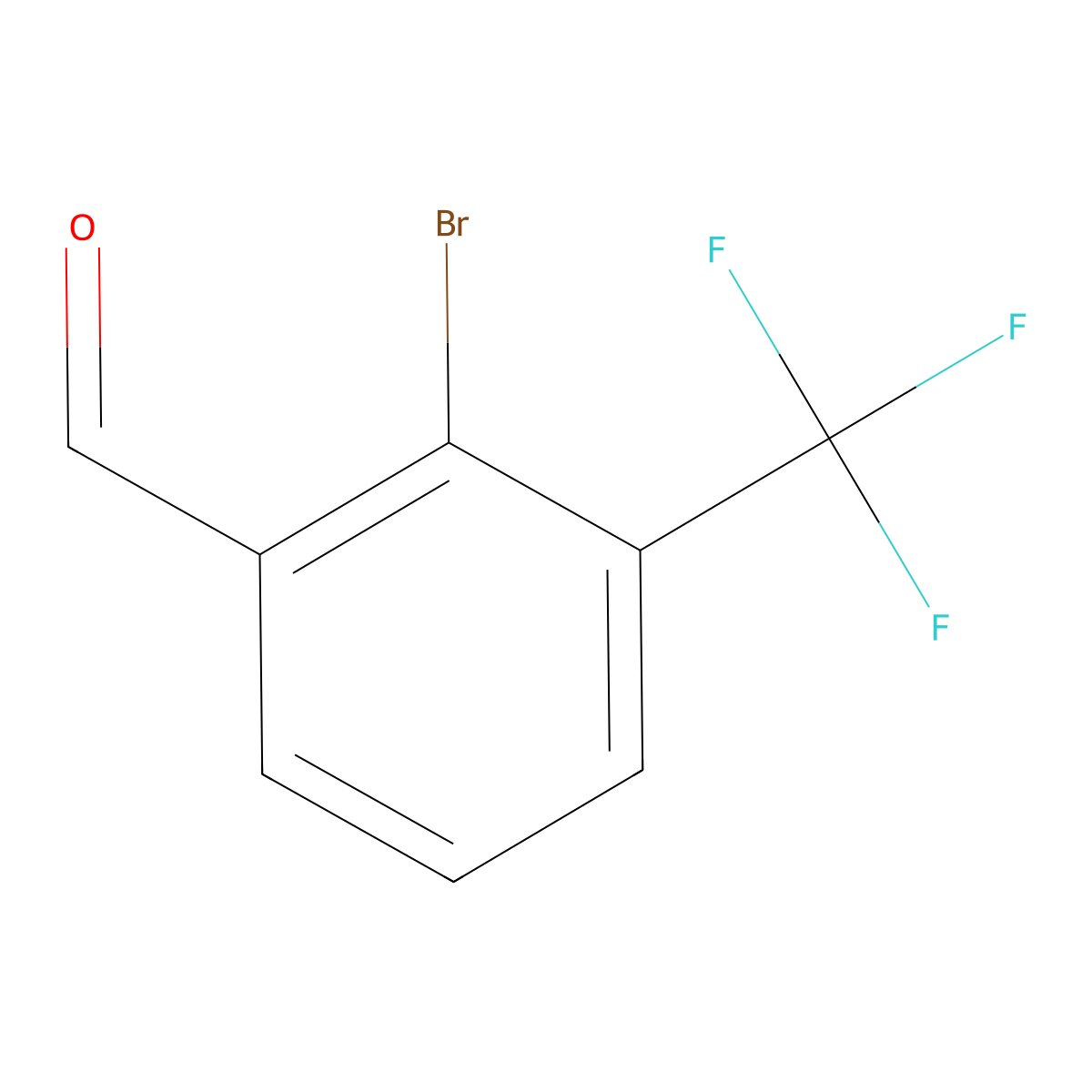 2-Bromo-3-(trifluoromethyl)benzaldehyde molecular structure, CAS 1114808-95-5