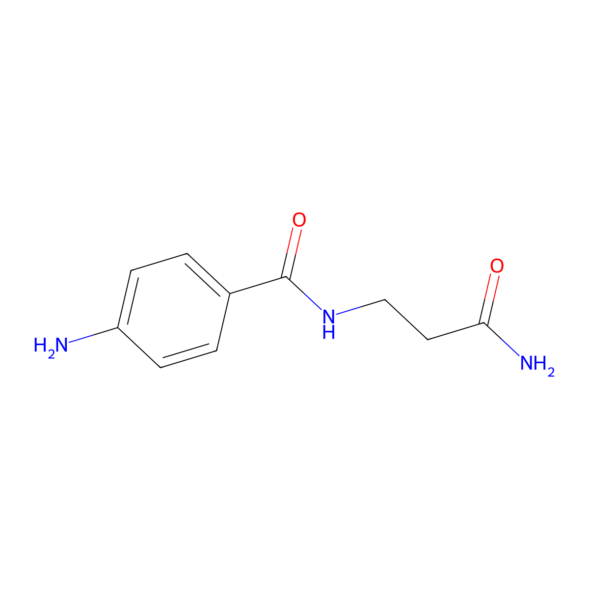 3-[(4-Aminophenyl)formamido]propanamide molecular structure, CAS 1114822-89-7