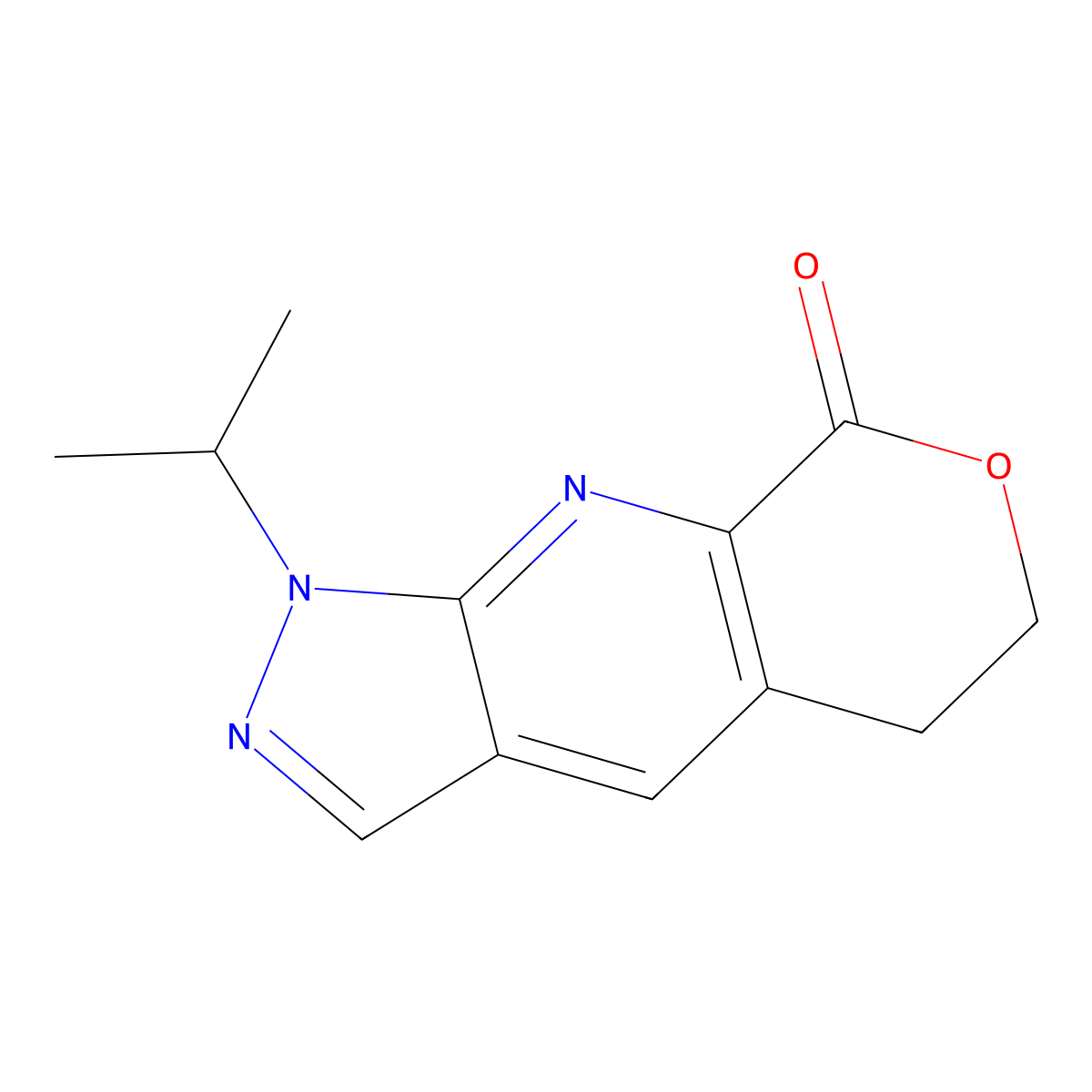 4-(Propan-2-yl)-12-oxa-2,4,5-triazatricyclo[7.4.0.0,3,7]trideca-1(9),2,5,7-tetraen-13-one molecular structure, CAS 1114823-86-7