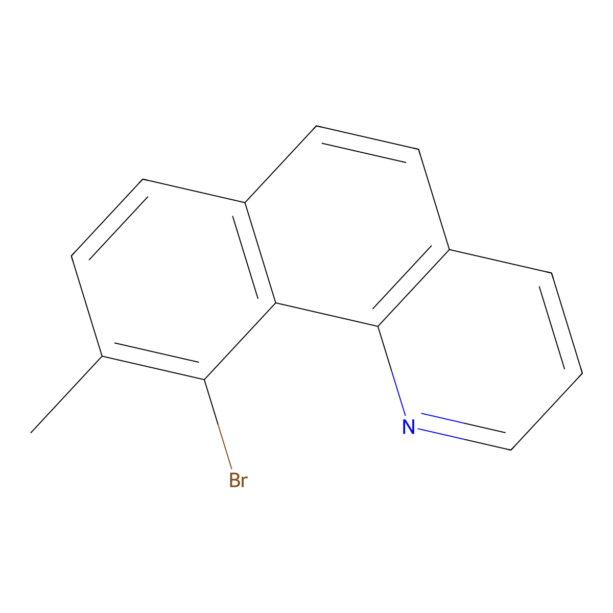 10-Bromo-9-methylbenzo[H]quinoline molecular structure, CAS 1114904-98-1