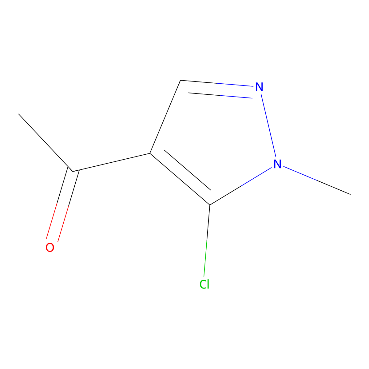 1-(5-Chloro-1-methyl-1h-pyrazol-4-yl)ethanone molecular structure, CAS 111493-62-0