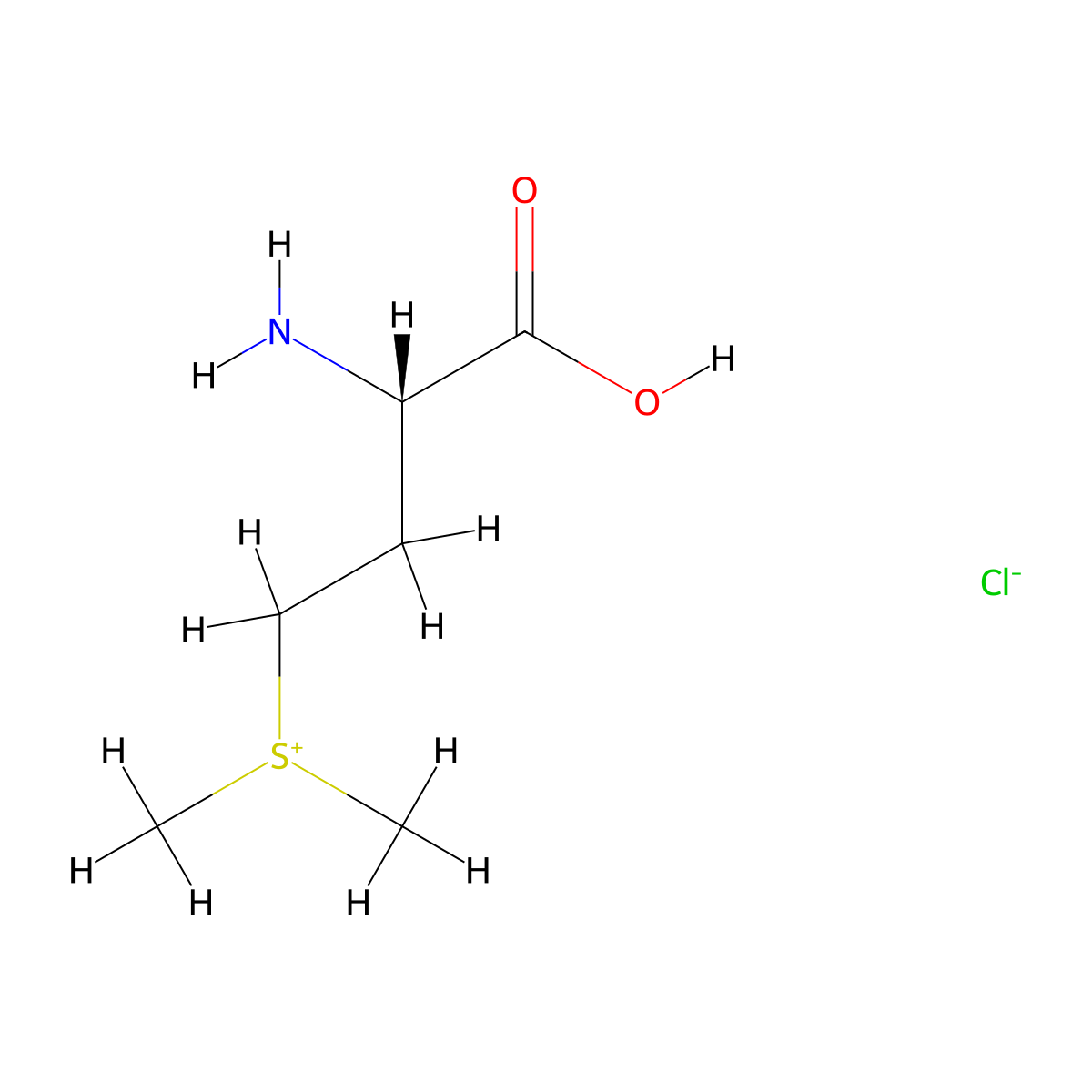Vitamin U molecular structure, CAS 1115-84-0