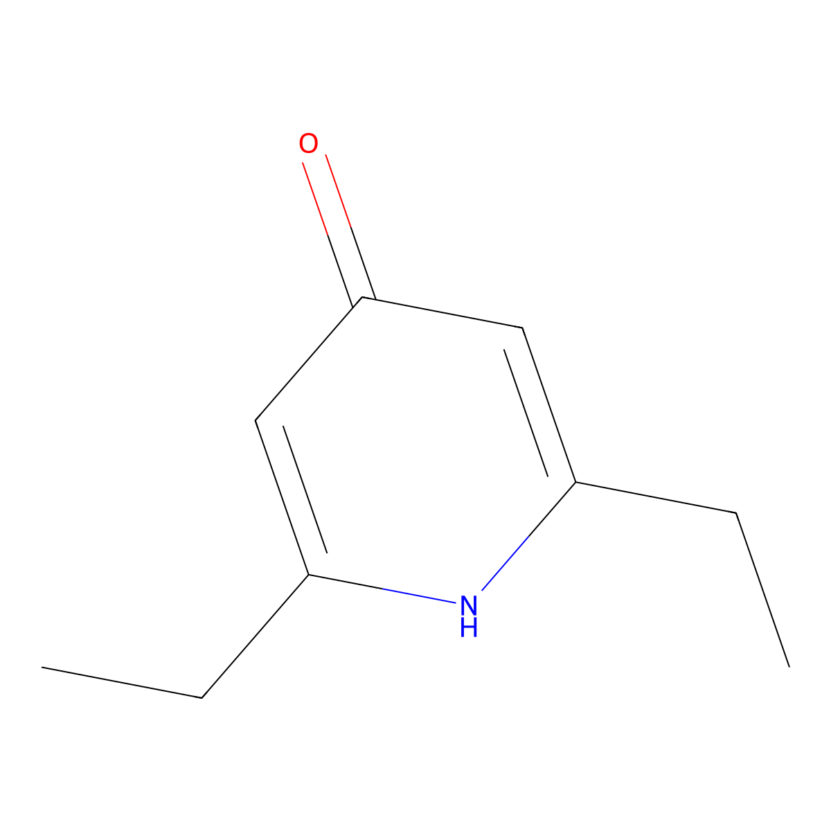 2,6-Diethylpyridin-4(1H)-one molecular structure, CAS 1115035-61-4