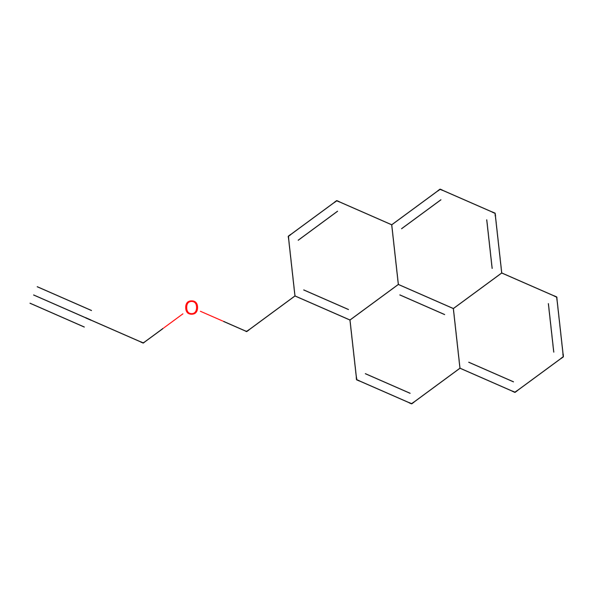 1-[(2-Propynyloxy)methyl]pyrene molecular structure, CAS 1115084-83-7