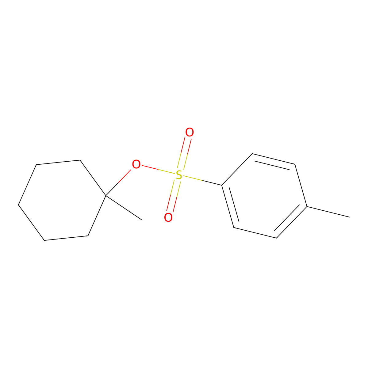 1-Methylcyclohexyl 4-methylbenzene-1-sulfonate molecular structure, CAS 111513-19-0