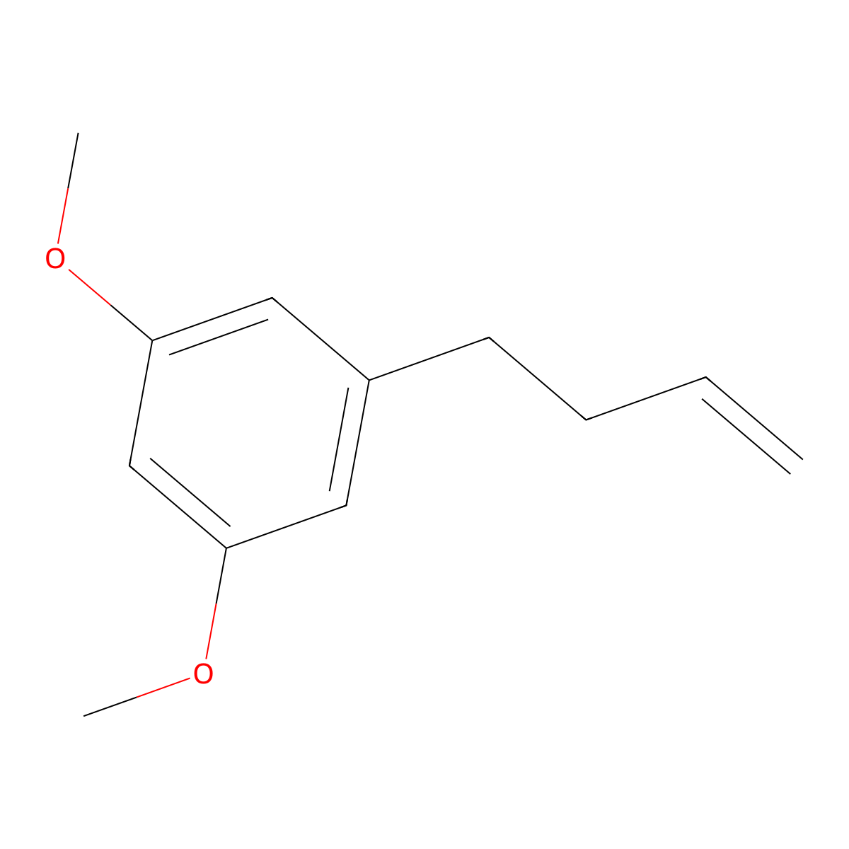 1-(But-3-en-1-yl)-3,5-dimethoxybenzene molecular structure, CAS 111540-02-4