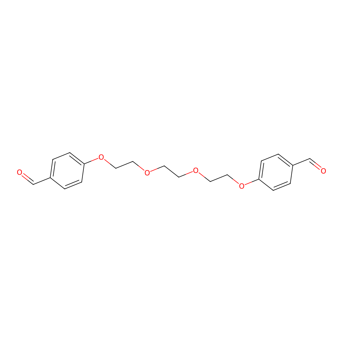 1,10-Bis(4-formylphenyl)-1,4,7,10-tetraoxadecane molecular structure, CAS 111550-48-2