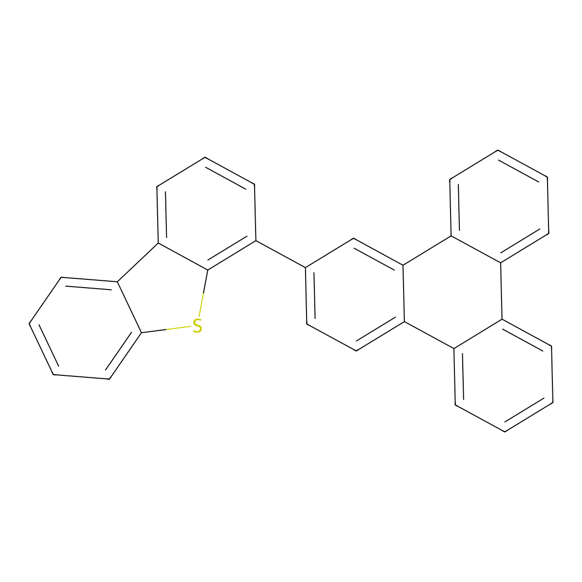 4-(2-Triphenylenyl)dibenzothiophene molecular structure, CAS 1115639-86-5
