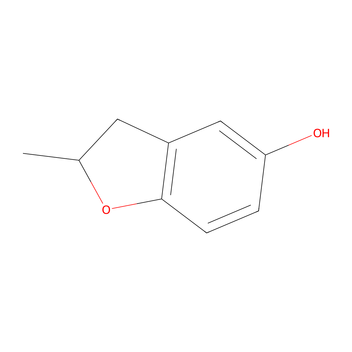 2-Methyl-2,3-dihydro-1-benzofuran-5-ol molecular structure, CAS 111580-01-9