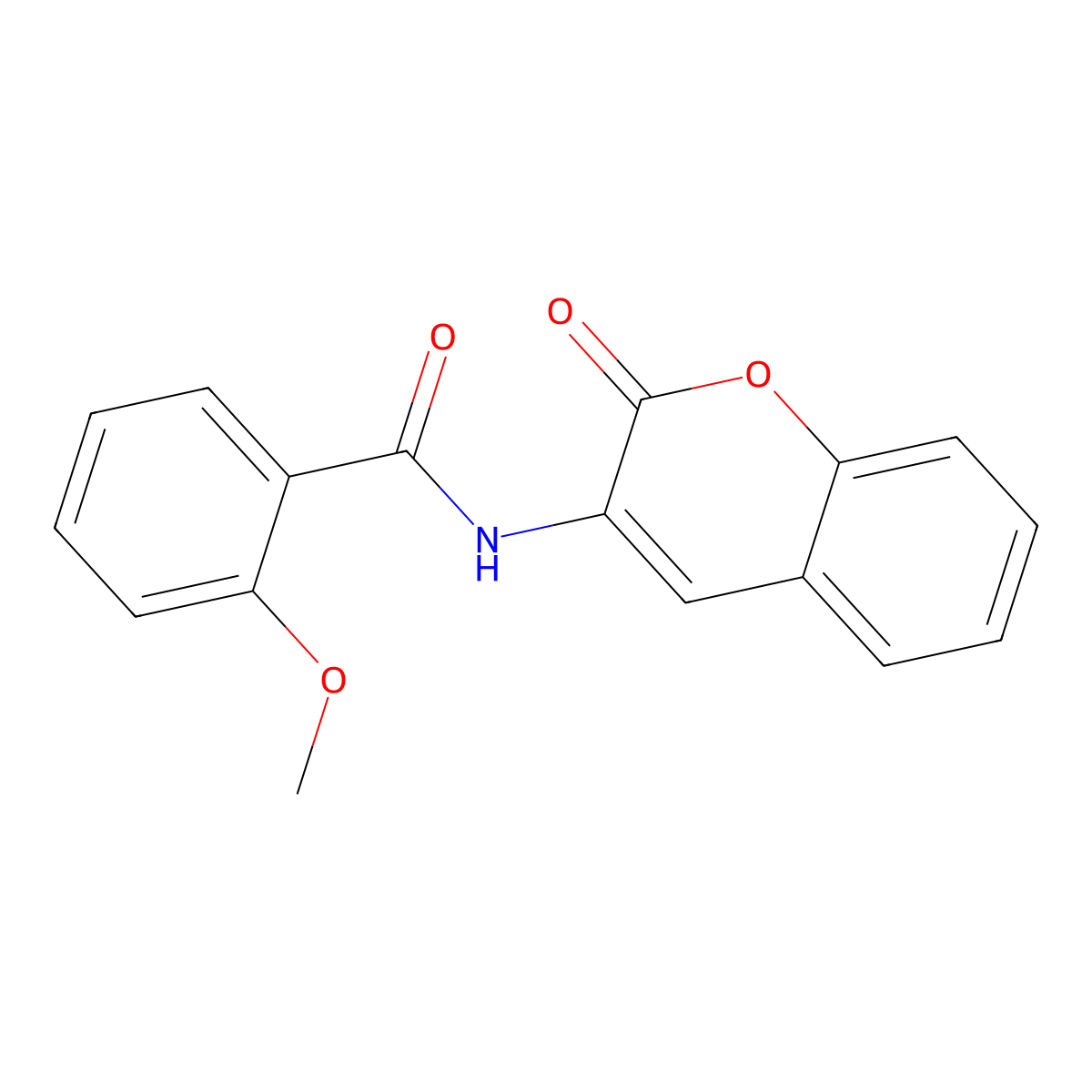 2-methoxy-N-(2-oxo-2H-chromen-3-yl)benzamide molecular structure, CAS 111586-44-8