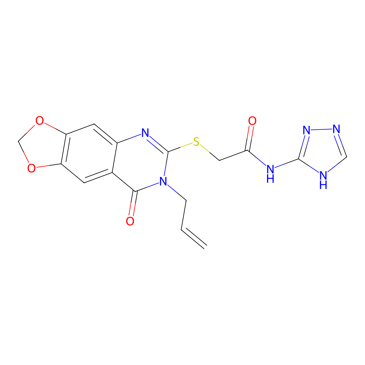 N-(4-isopropylphenyl)-3-(pyrrolidin-1-ylcarbonyl)-1,2-benzisoxazole-5-sulfonamide molecular structure, CAS 1115905-79-7