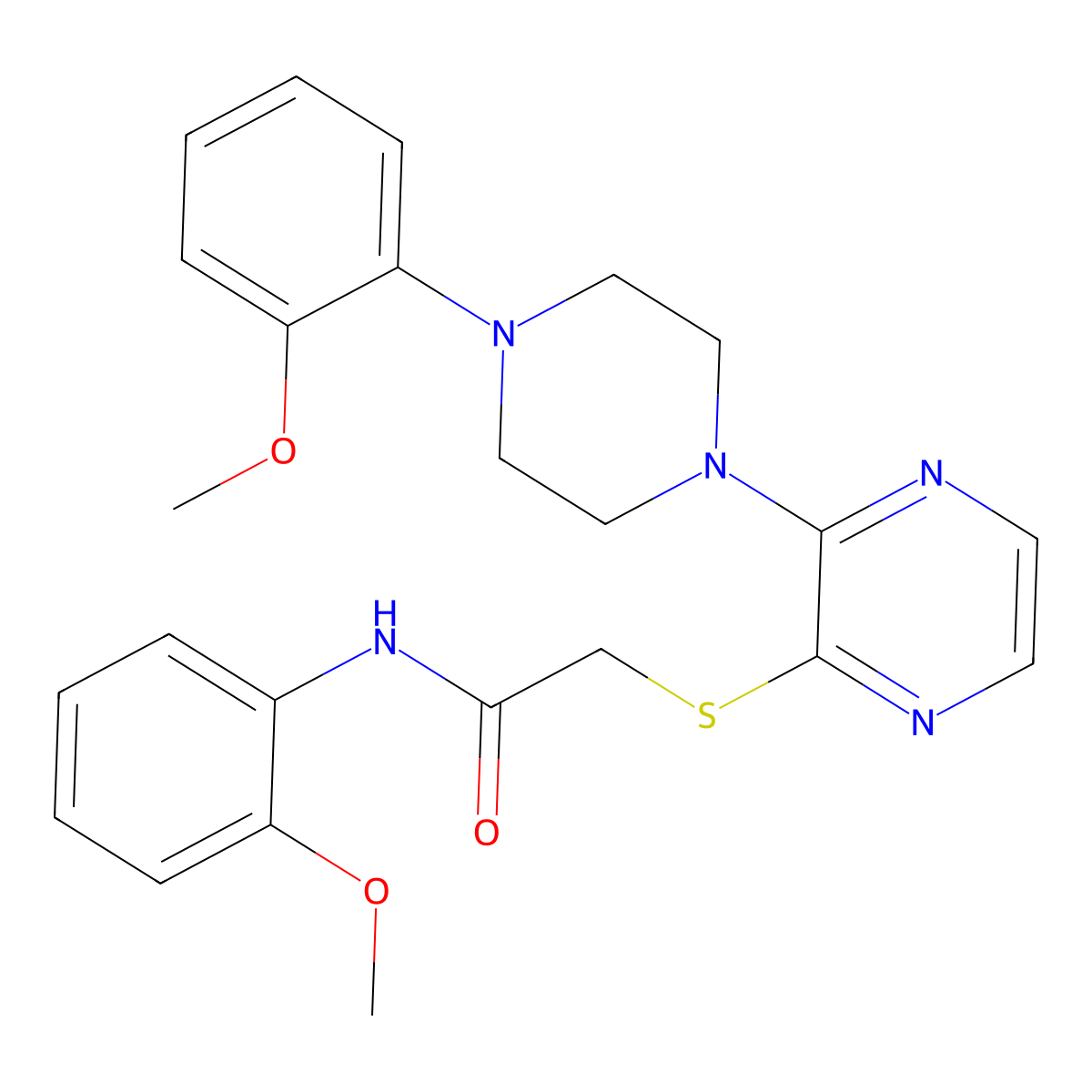 N-(2-methoxyphenyl)-2-({3-[4-(2-methoxyphenyl)piperazin-1-yl]pyrazin-2-yl}sulfanyl)acetamide molecular structure, CAS 1115931-91-3