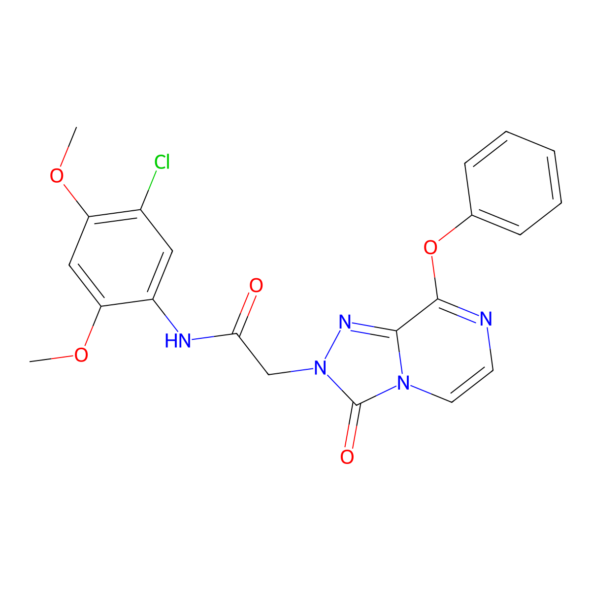 3-(4-{2-[(4-chlorophenyl)amino]-2-oxoethyl}-3-oxo-3,4-dihydroquinoxalin-2-yl)-N-cyclopropylpropanamide molecular structure, CAS 1115938-37-8