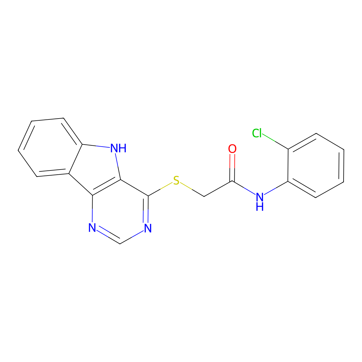 N-(4-ethylphenyl)-6-methyl-2-(thiomorpholin-4-ylcarbonyl)quinolin-4-amine molecular structure, CAS 1115940-65-2
