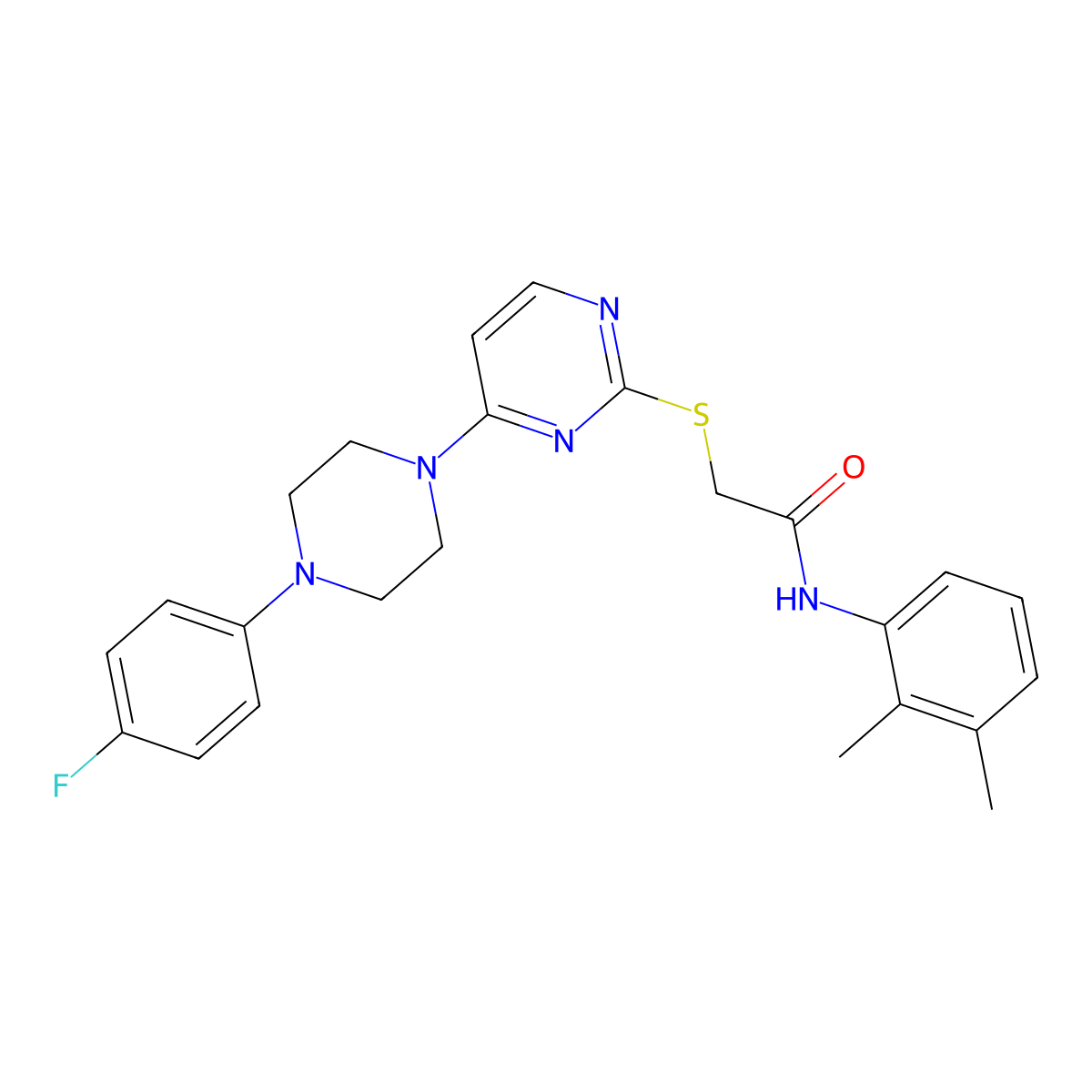 2-(7-benzyl-2-isopropyl-4-oxo-5,6,7,8-tetrahydropyrido[3,4-d]pyrimidin-3(4H)-yl)-N-(4-bromophenyl)acetamide molecular structure, CAS 1116002-39-1