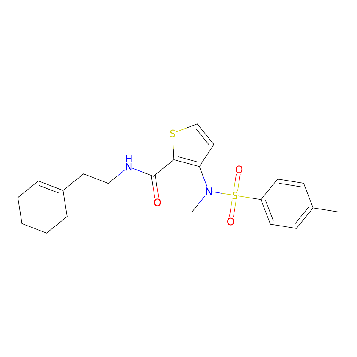 N-(4-chloro-2-methoxy-5-methylphenyl)-2-{[3-(2-methylphenoxy)pyrazin-2-yl]thio}acetamide molecular structure, CAS 1116017-35-6