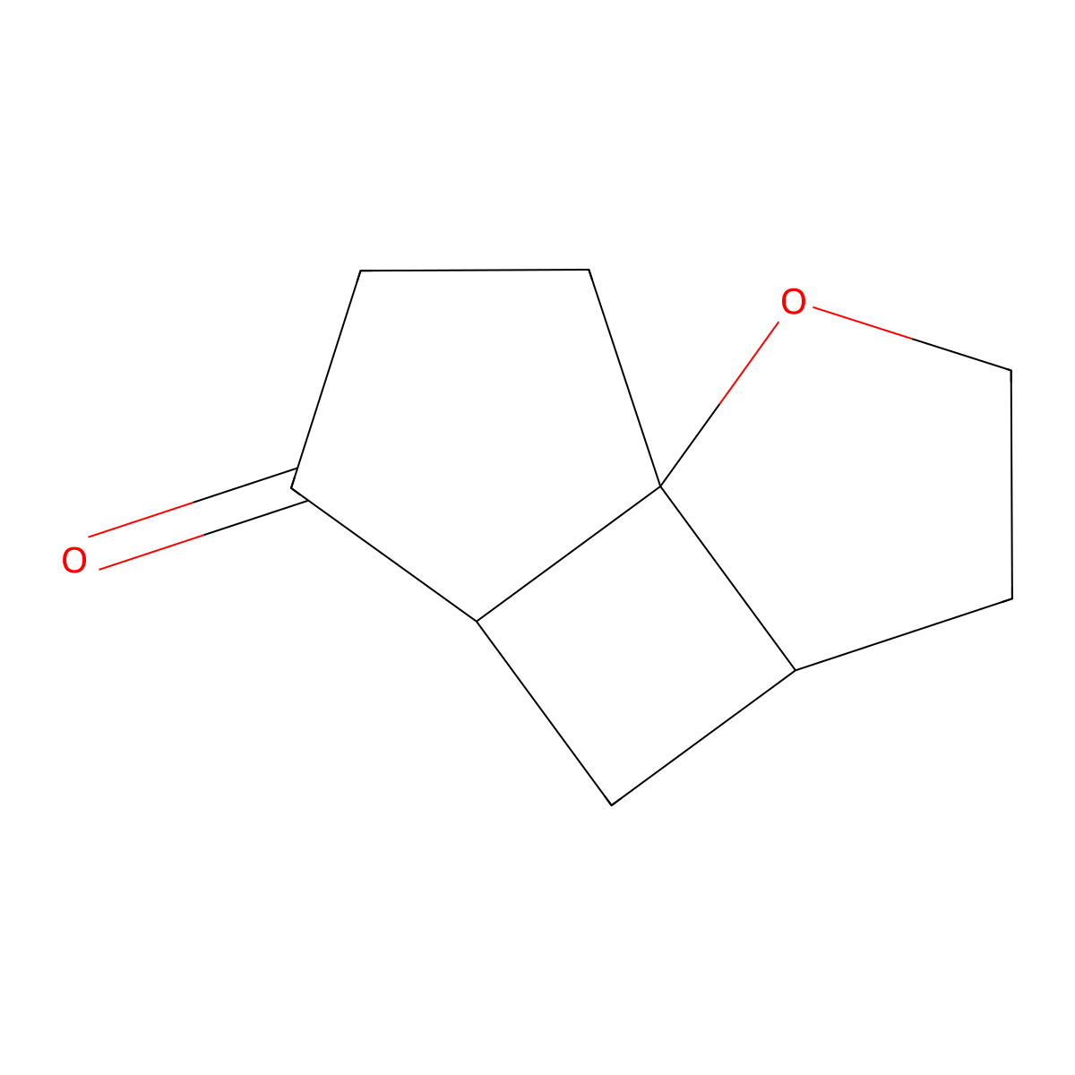 2-Oxatricyclo[5.3.0.0,1,5]decan-8-one molecular structure, CAS 1116036-49-7