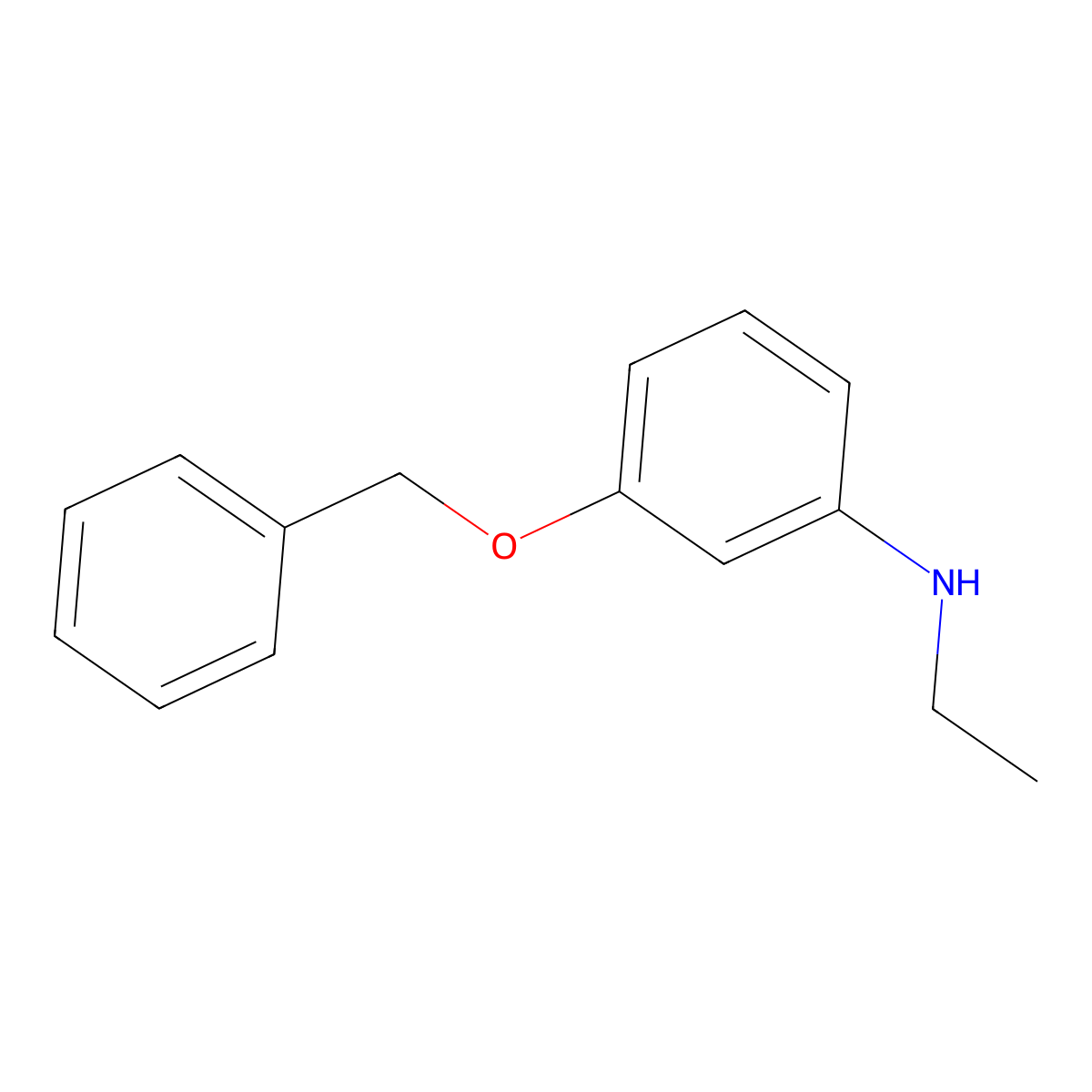 3-(Benzyloxy)-N-ethylaniline molecular structure, CAS 111605-84-6