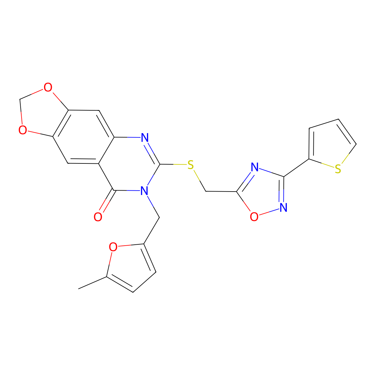N-(4-fluorophenyl)-3-{3-[4-(pyrrolidin-1-ylsulfonyl)phenyl]-1,2,4-oxadiazol-5-yl}propanamide molecular structure, CAS 1116050-19-1