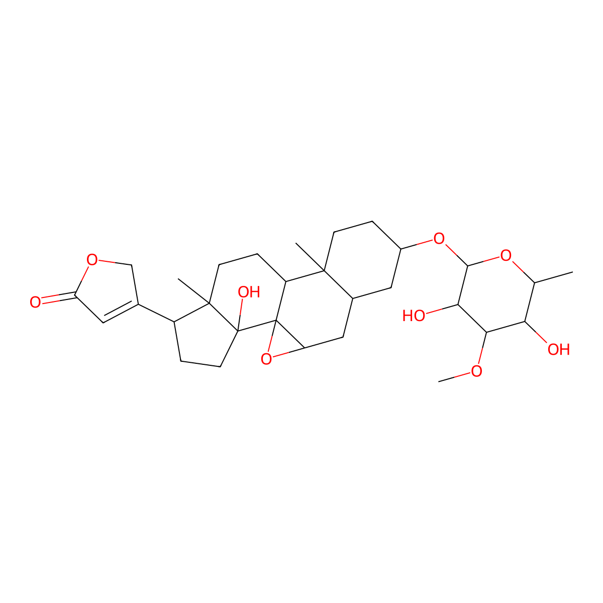 17|A-Deacetyltanghinin molecular structure, CAS 111614-46-1
